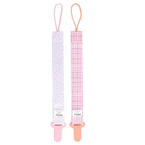 Nuby Infant's 2-Pack Pacifinder Pacifier Clips, Colors May Vary