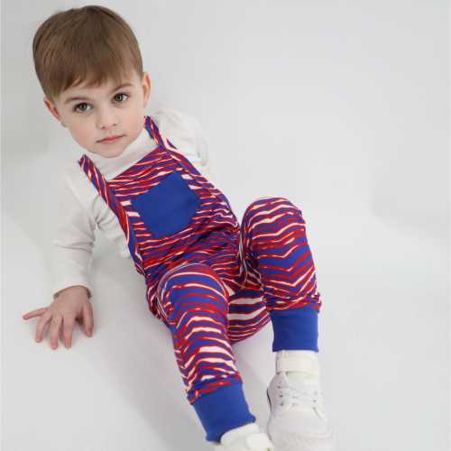 Buffalo Football Baby Overalls | Bamboo Kids Coveralls