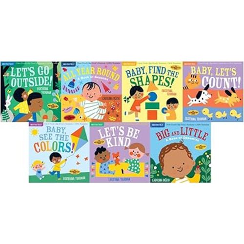 Indestructibles: Early Learning 7-Book Set – Chew Proof, Rip Proof, Nontoxic, 100% Washable