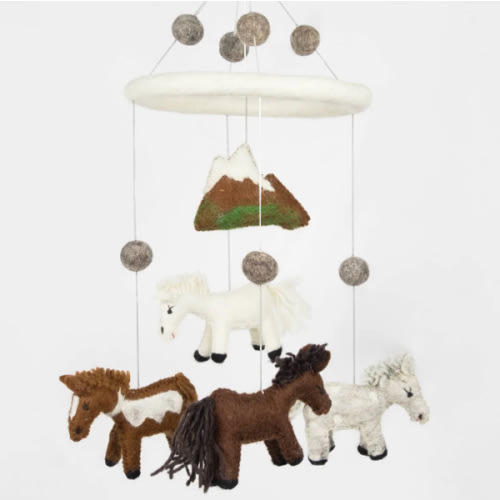 Handmade Horse Nursery Mobile – Bridle Up Hope Shop