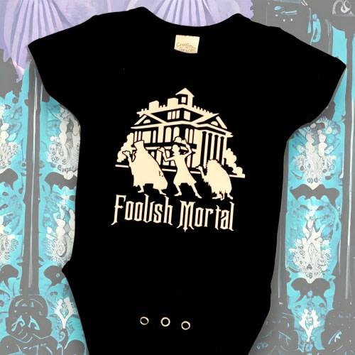 Disney Haunted Mansion Baby Bodysuit, Foolish Mortal