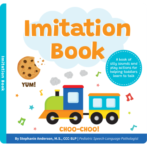 Imitation Book – Interactive & Fun Learn to Talk Board Book for Toddle – Speech Therapy Publishing