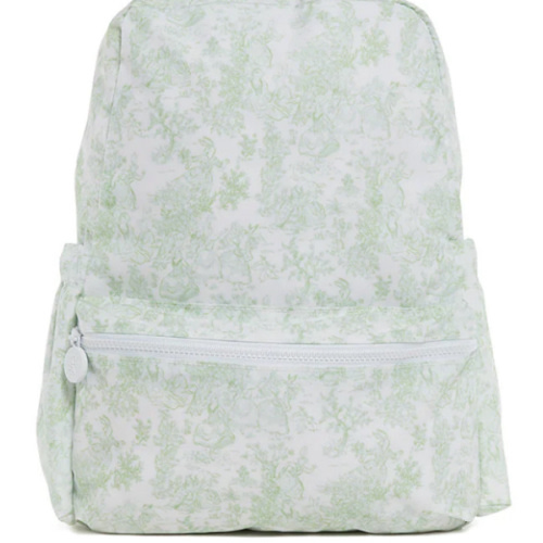Backpack - Bunny Toile Green
