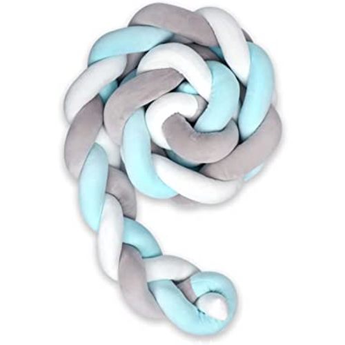 DIIQII 157.48 in Throw Pillow Cushion Floor Cushion Cushion Office Sedentary Tatami Car Butt Cushion (Gray-White-Blue)