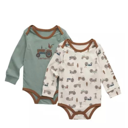 Baby Boys' Carhartt 2-Piece Tractor Onesie Set