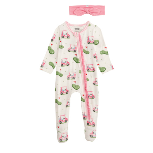 Pink Golf Baby Sleeper