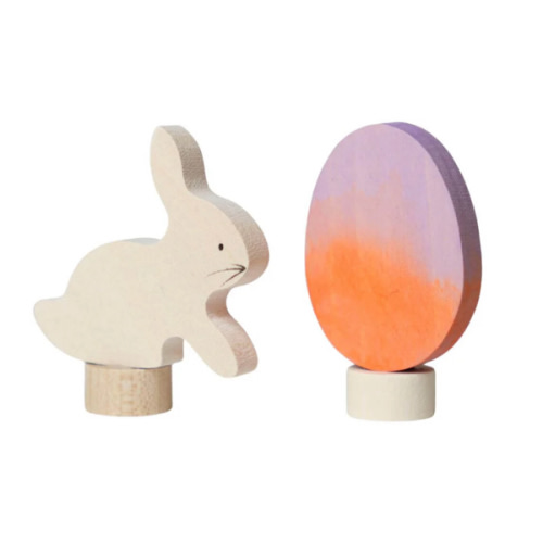 Celebration Ring Decorations - Easter Egg and Bunny