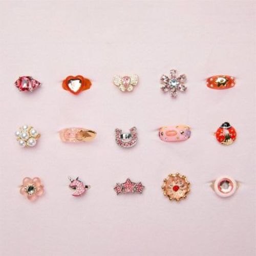 FAO Schwarz Tiny Glam Rings Set - 15pc