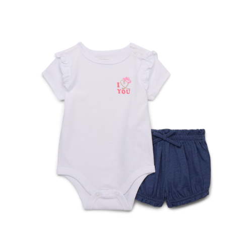 Garanimals Baby Girls Ruffle Bubble Shorts, Sizes 0-24M