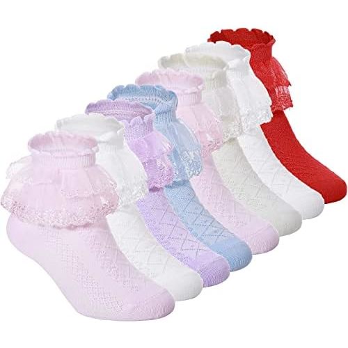 Haysandy Toddler Girls Dress Socks Baby Teen Girl
