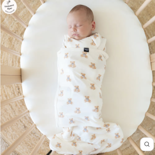 Sleep Bag Swaddler in Teddy Bear 1.0