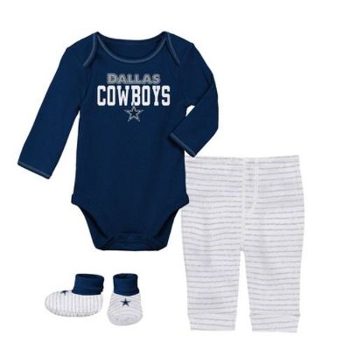 NFL Dallas Cowboys Infant Boys' Layette Pant Set - 9M