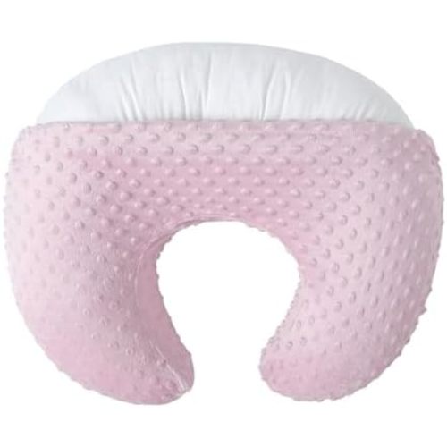 Nursing Pillow and Positioner for Breastfeeding, Ultra Soft Baby Breastfeeding Pillows for More Support for Mom and Baby, with Premium Removable Cover (Blushing Bride)