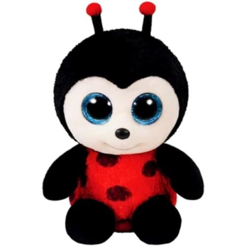 Beanie Baby Lzzy Ladybug Plush Doll 6inch