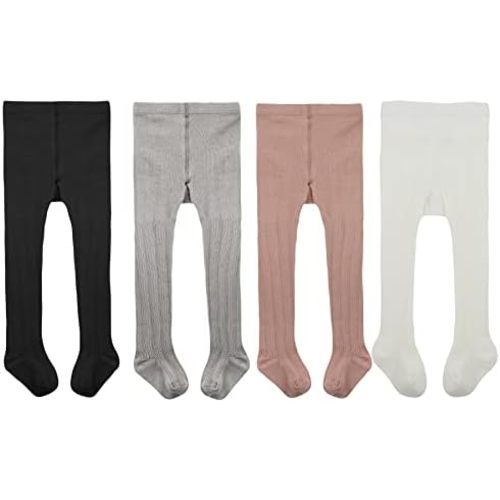 Zando Infant Soft Tights Toddler Seamless Leggings Tights for Baby Girls Winter Knit Warm Newborn Pants Stockings