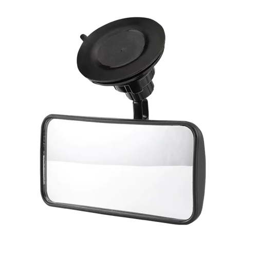 Universal Car Interior Rearview Baby Mirror Wide Angle Convex Mirror Clip-on & Suction Cup mirrors for Viewing Rear Passengers