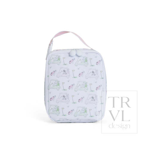Lunch Box Insulated Bag - Putt Putt Pink