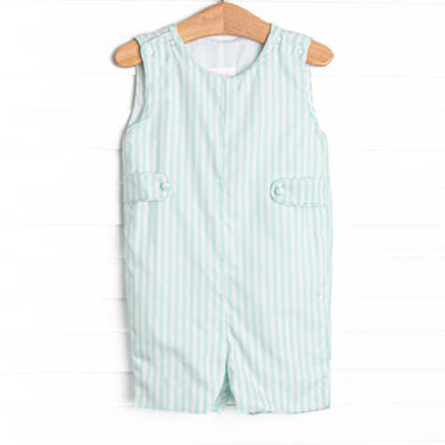 Pastel Pinstripe Jon Jon, Green – Stitchy Fish