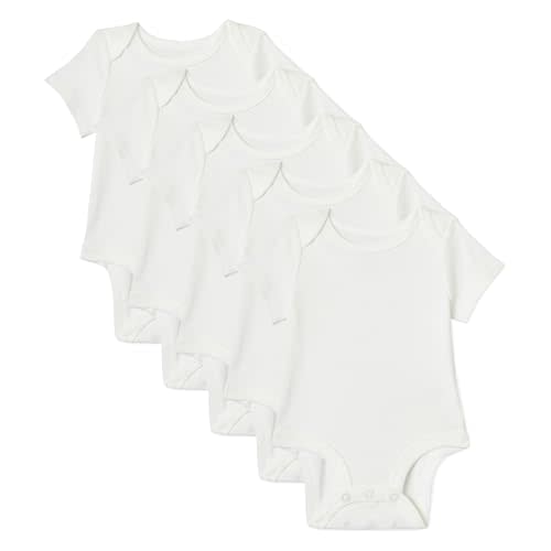Amazon Essentials Unisex Babies' Short-Sleeve Bodysuits