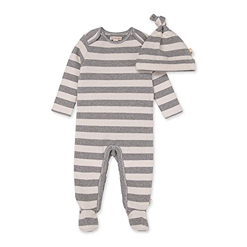 Burt's Bees Baby Jumpsuit, 100% Organic Cotton One-piece Outfit Coverall With Hat