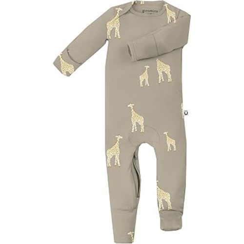 Amazon.com: GUNAMUNA Unisex Baby, Toddler Ultra-Soft Convertible Pajama, Footie Romper Sleeper with Diaper Zipper for Easy Changing, Goose, 0-3 Months: Clothing, Shoes & Jewelry