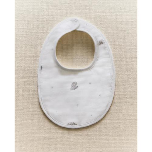 BABY MUSLIN BIB WITH ELEPHANTS | Zara Home United States of America