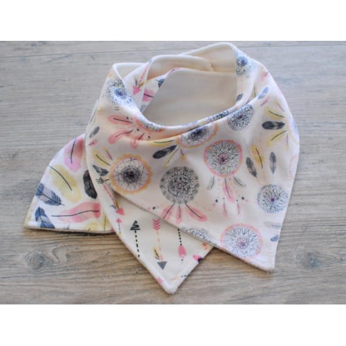 Drool Bib-Bandana Bib-Baby Bib-Set of 3 by OrganicMamaDesign