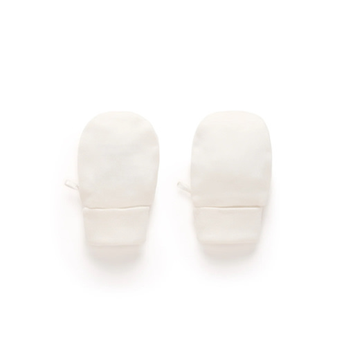Mittens - Purebaby - Vanilla