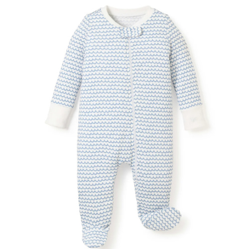Baby's Pima Romper in La Mer