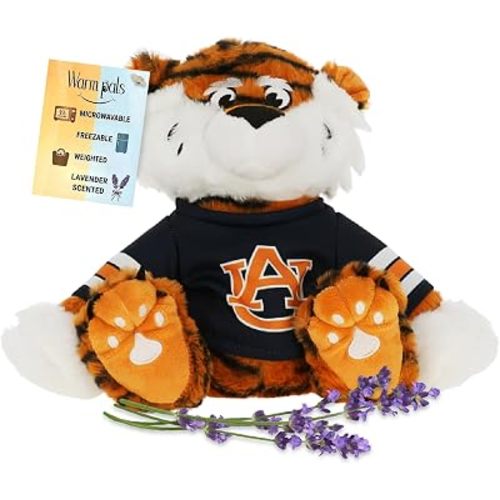 Warm Pals Aubie Tiger, Auburn University Mascot, Officially Licensed NCAA