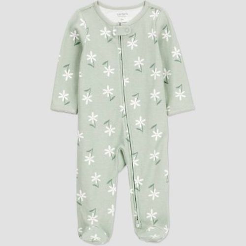 Carter's Just One You® Baby Girls' Floral Sleep N' Play - Green