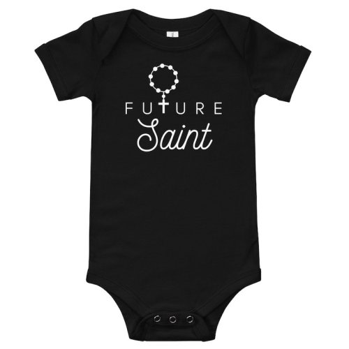 Future Saint Onesie Catholic Baby Bodysuit Short Sleeve - Etsy