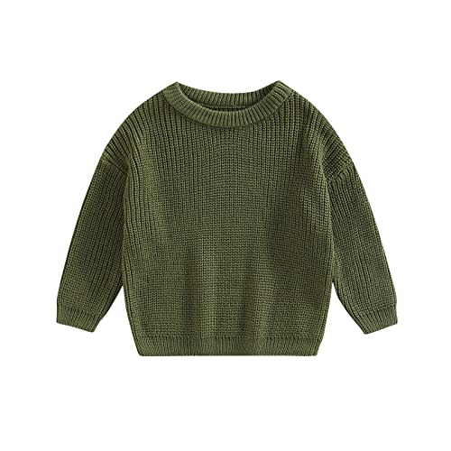 Afunbaby Baby Girl Boy Knit Sweater Blouse Pullover Sweatshirt Warm Crewneck Long Sleeve Tops for Infant Toddler