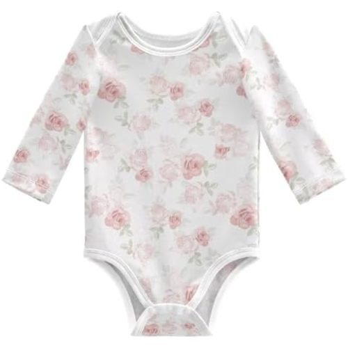 Unisex Baby Bodysuit Long Sleeve Newborn Infant Outfit Soft Cotton Romper Baby Clothes for Boy Girl 0-24 Months