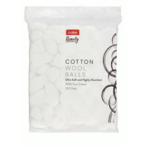 Coles Cotton Balls | 200 pack