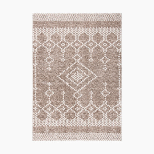 Safavieh Tunisia Area Rug - Tan/Ivory, 5'3" X 7'7"