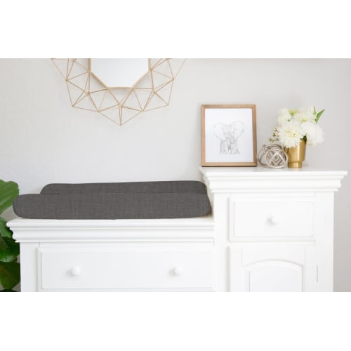 Changing Pad Cover - Gray, Linen