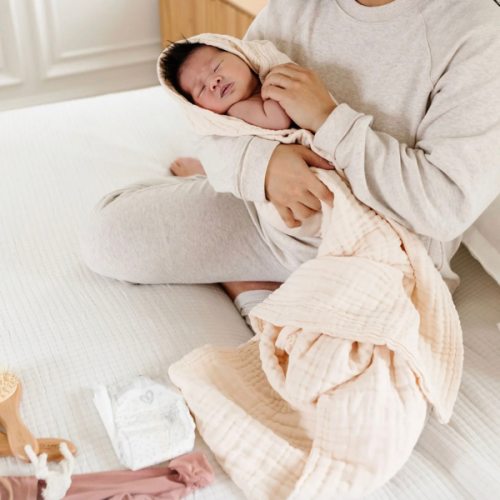 Baby/Toddler Hooded Towel - Cream