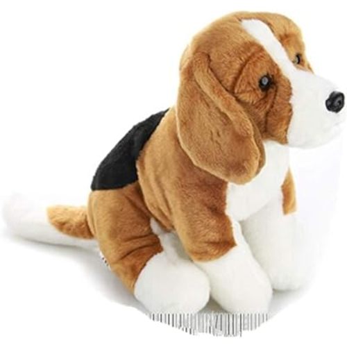 TAMMYFLYFLY Pugsly Pug Plush Stuffed Animal Puppy Dog, 12 inches (Balthezar Beagle)