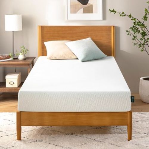 ZINUS 8 Inch Twin Green Tea Memory Foam Mattress, Fiberglass Free, Medium Firm Feel, Zoned Pressure Relief, Certified Safe Foams & Fabric