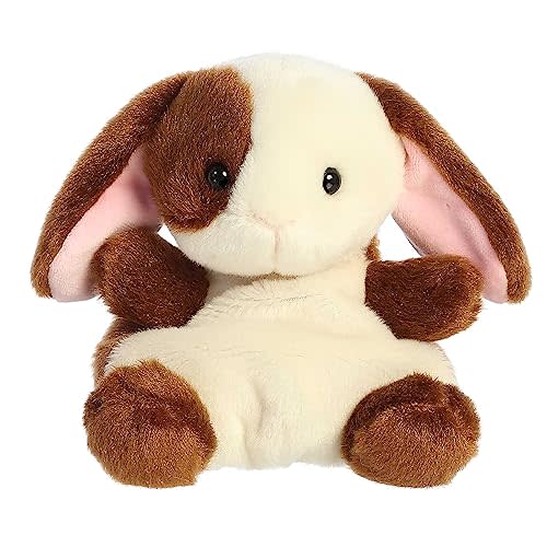Aurora Palm Pals 4.5" Clover Bunny Adorable Plush | Bean-filled understuffed bodies with collectible personalities