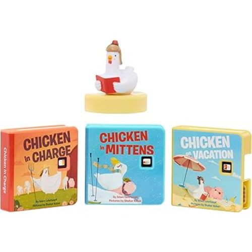 Little Tikes Story Dream Machine Cluck, Cluck Story Collection, Storytime, Books, HarperCollins, Audio Play Character, Gift and Toy for Toddlers and Kids Girls Boys Ages 3+ Years