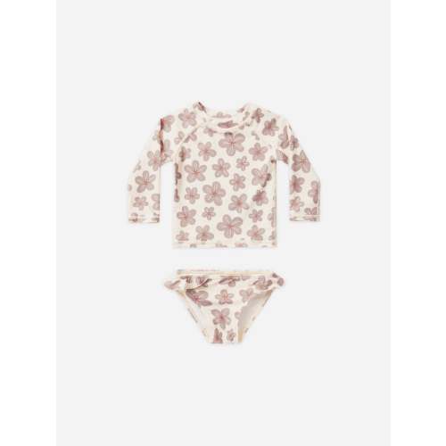 Maryn Rash Guard Set || Hibiscus