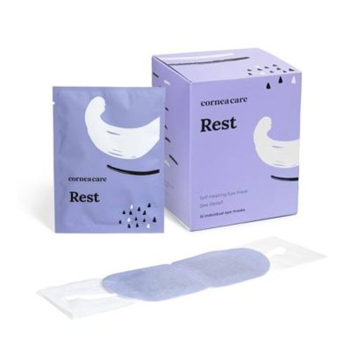 CorneaCare Rest Self Heating Warm Compress Eye Masks for Dry Eye Relief - Preservative & Fragrance Free - 15ct