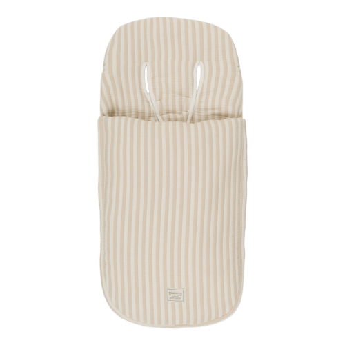 STROLLER BAG Rayas Nude · Minicoton