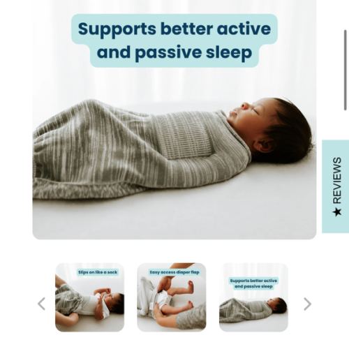 Grey Swaddle Sleep Sack – Swaddelini