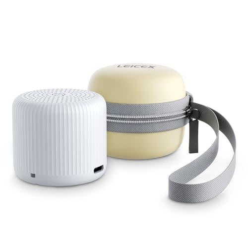 LEICEX Portable Sound Machine + Travel Case, Mini White Noise Machine for Sleeping & Travel Case