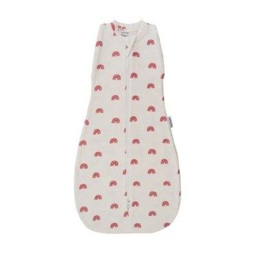 Tiny Twinkle Sleep Sack:1.0 TOG, 95% Cotton & 5% Elastane, Supersoft Micro-Fleece Wearable Blanket with Swaddle Transition (Rainbows)