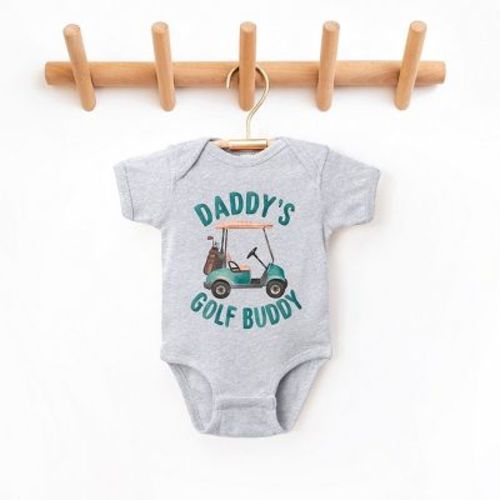 The Juniper Shop Daddy's Golf Buddy Baby Bodysuit