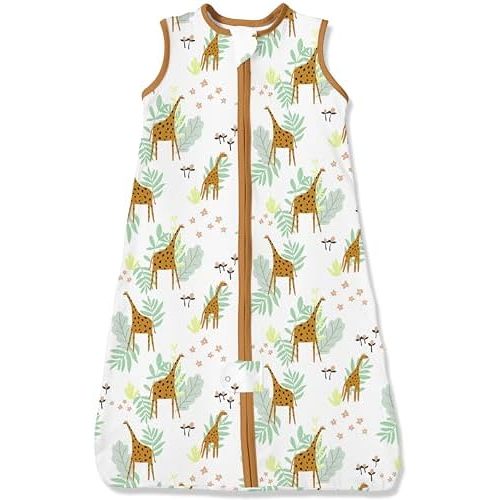 TotAha Light Sleep Sack, Stretchy, Soft, Cozy Wearable Blanket Sleep Bag with 2-Way Safe Zippers for 0-6-12-24 Months 0.5 TOG